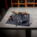 pipes and accessories from the tom eltang workshop of denmark