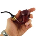 collectible briar wood pipe