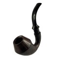 fajka do tytoniu johny pipes iran calabash brown briar tobacco pipe sandblasted 5.jpg