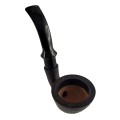 johny pipes iran calabash kahverengi briar tütün piposu kumlanmış