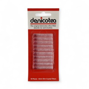 Filtry Denicotea Slim 6 mm do fajek i cygarniczek 10 szt.