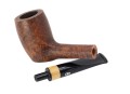 a large briar pipe without a filter