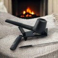 relaxing classic pipe smoking