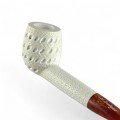 Openwork finish of sea foam pipes