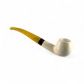 fajka dulger meerschaum small bent apple dm82  (4).jpg