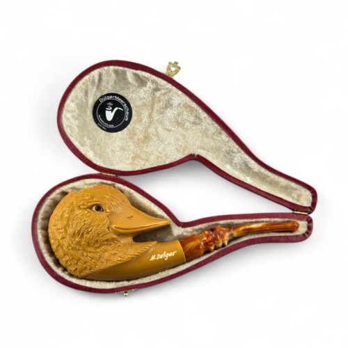 fajka dulger meerschaum large block animal dm91