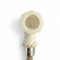 fajka z pianki morskiej dulger meerschaum dm66 medium silver (2)