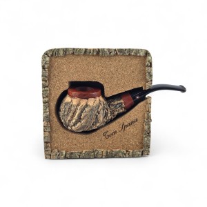 Tommaso Spanu Sughero Bent Pipe Briar Cork Italy 4.911