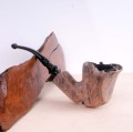 Erik Nording Pipe Black Straihgt Grain Freehand Fajka Wrzośiec brogshop.pl Mr Brog 