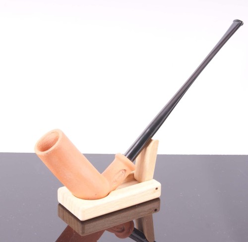 fajka gliniana glinianka  parol mr bróg brog fajka ceramiczna clay pipe.JPG