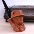 fajka gliniana glinianka  parol mr bróg brog fajka ceramiczna clay pipe sherlocl holmes.JPG