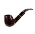 Pipe italienne en bruyère, Mr. Bróg n° 67, courbée