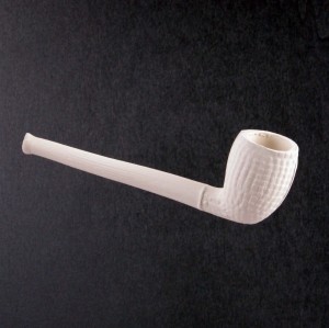 Clay pipe S11 length 12 cm Ceramic