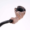 Erik Nording Pipe Black Straihgt Grain Freehand Fajka Wrzośiec brogshop.pl Mr Brog 