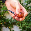 smoking classic pipe