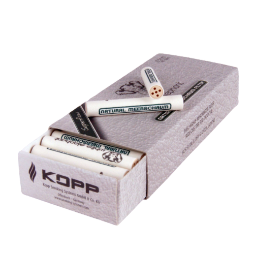 filtry fajkowe 6 mm z wkładem z pianki morskiej