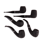 Pipe Brebbia Simply Black Briar Italy 5 variants