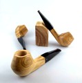 Wincent 17 tobacco pipe made of olive wood