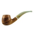 bent apple pipe for smoking tobacco
