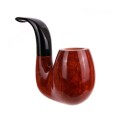 heavily curved egg-shaped pipe