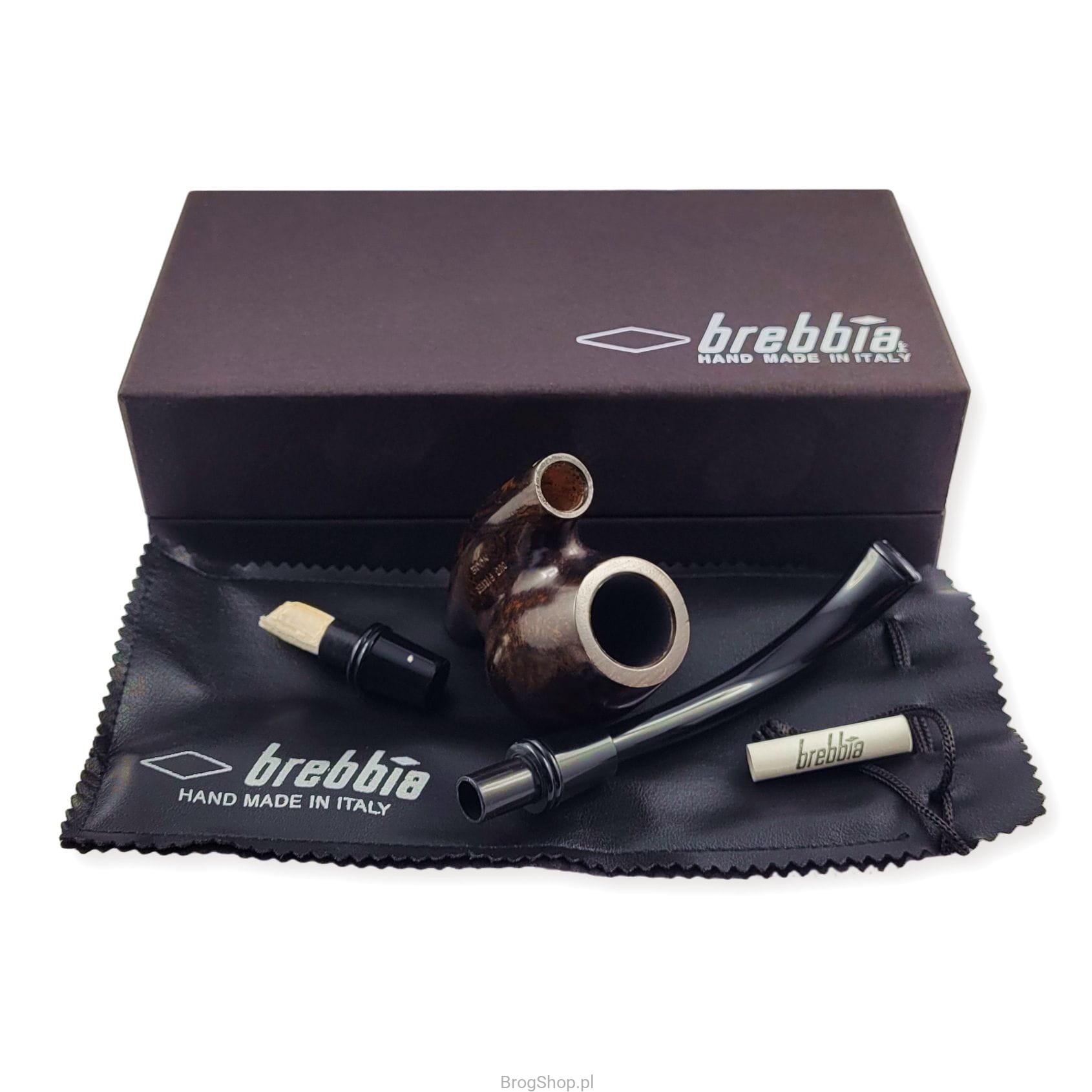 Pipe Brebbia Duo Filter Noce Briar Italy BrogShop