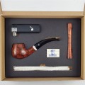 a set for the beginner pipe smoker, a briar pipe and the necessary accessories
