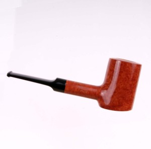 Pipe Brebbia Junior Ambra 2710 Poker Briar Italy