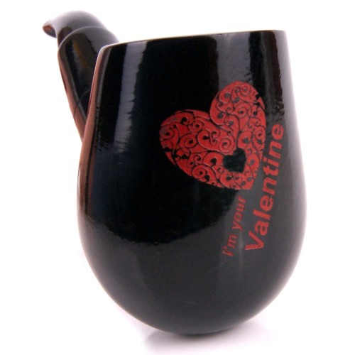 love-themed pipe for valentine's day