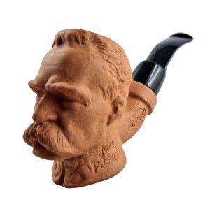 Fajka Józef Piłsudski gliniana do tytoniu Parol / Bróg