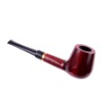cherry-colored tobacco pipe