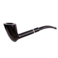 black pipe made of Italian briar