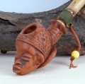 fajka gliniana glinianka fajka ceramiczna bambus kalunga parol mr bróg clay pipe.JPG