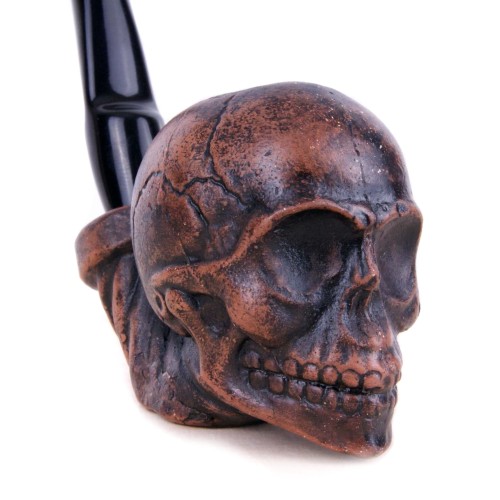long tobacco pipe MUXIANG Handmade Briar Straight Long Tobacco Pipe