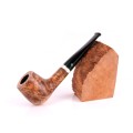 fajka w kolorze naturalnym i naturalny klocek wrzośca
